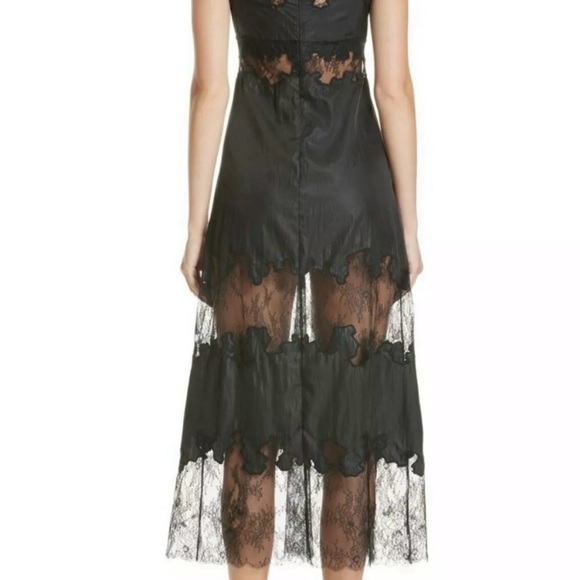 NWT ROBERT RODRIGUEZ BLACK LACE SLIP DRESS - Picture 4 of 14